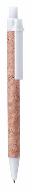 Ручка шариковая Hebon, цвет белый - AP721236-01- Фото №1
