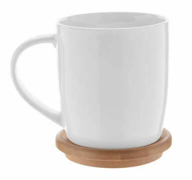 Кружка порцелянова Hestia, колір білий - AP803415-01- Фото №4