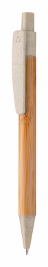 Ручка шариковая  бамбуковая  Boothic, цвет бежевый - AP810427-00- Фото №1