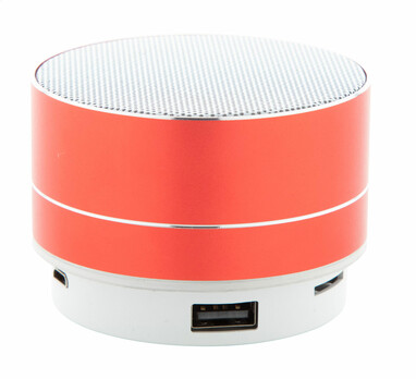 Динамик с Bluetooth  Whitins, цвет красный - AP809615-05- Фото №2