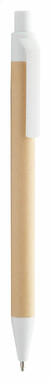 Ручка шариковая Plarri, цвет белый - AP806654-01- Фото №1