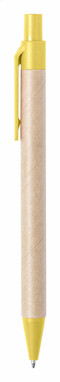 Ручка шариковая Desok, цвет желтый - AP721868-02- Фото №3