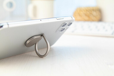 Тримач мобільного телефону Zring, колір сріблястий - AP864009-21- Фото №3