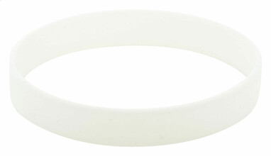 Браслет силіконовий Wristy, колір білий - AP809418-01- Фото №1