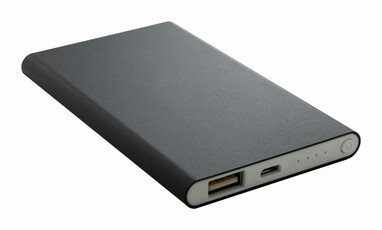 Power bank FlatFour, цвет черный - AP810460-10- Фото №2