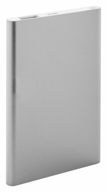 Power bank FlatFour, цвет серебристый - AP810460-21- Фото №1