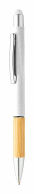 Сенсорная шариковая ручка Zabox, цвет белый - AP722052-01- Фото №1