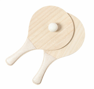 Набор для пляжного тенниса Saiker, цвет естественный - AP722163- Фото №2 Набор для пляжного тенниса Saiker, цвет естественный - AP722163- Фото №2