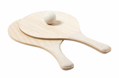 Набор для пляжного тенниса Saiker, цвет естественный - AP722163- Фото №3 Набор для пляжного тенниса Saiker, цвет естественный - AP722163- Фото №3