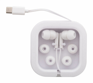 Наушники USB-C Celody, цвет белый - AP800523-01- Фото №3