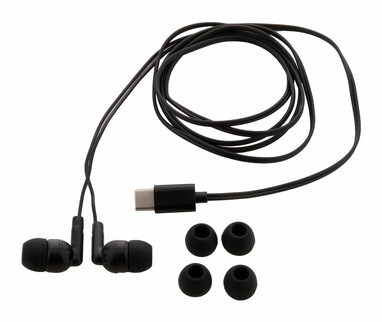 Наушники USB-C Celody, цвет черный - AP800523-10- Фото №4