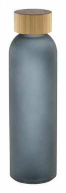 Стеклянная спортивная бутылка Cloody, цвет черный - AP800469-10- Фото №1
