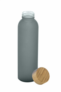 Стеклянная спортивная бутылка Cloody, цвет черный - AP800469-10- Фото №2