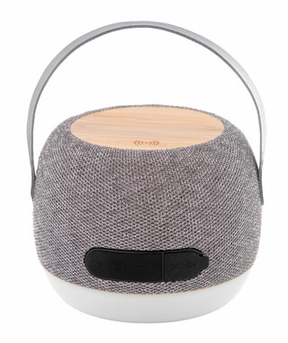 Динамік Bluetooth з переробленого пластику і RPET, колір сірий - AP864023- Фото №1