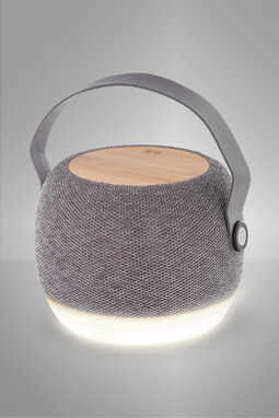 Динамік Bluetooth з переробленого пластику і RPET, колір сірий - AP864023- Фото №8