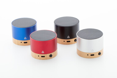 Bluetooth-динамик RalooBeat из преработанного алюминия, цвет черный - AP864024-10- Фото №3