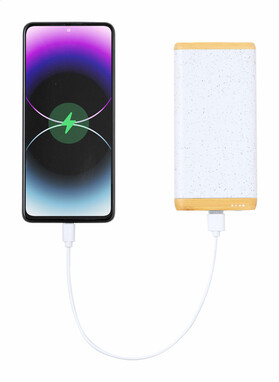 Power bank Coquin, цвет белый - AP734272-01- Фото №2