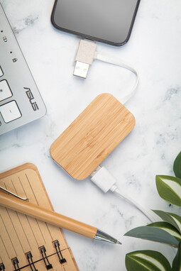 USB-хаб Holbaru, цвет натуральный - AP864034- Фото №9