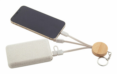 Брелок USB-кабель для заряджання Mugory, колір натуральний - AP864040- Фото №4
