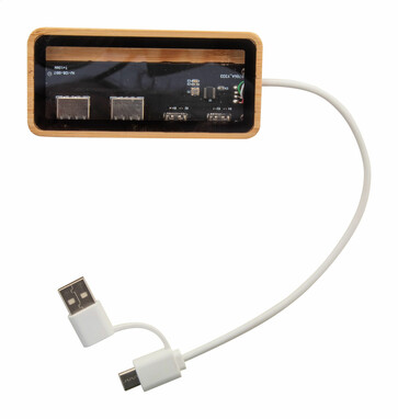 Прозрачный USB-хаб SeeHub, цвет натуральный - AP864036- Фото №3