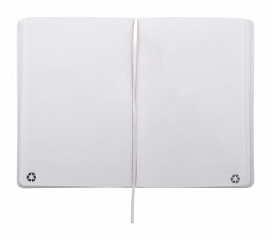Блокнот Repuk Blank A5, цвет белый - AP800765-01- Фото №3