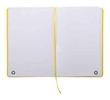Блокнот Repuk Blank A5, цвет желтый - AP800765-02- Фото №3
