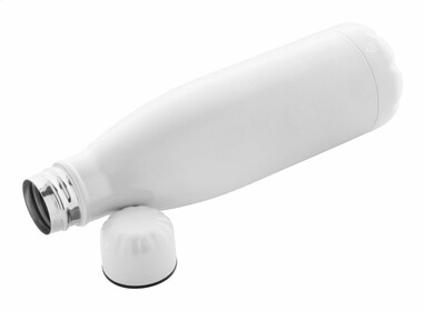 Бутылка из переработанной нержавеющей стали Refill, цвет белый - AP808117-01- Фото №2