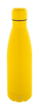 Пляшка із переробленої нержавіючої сталі Refill, колір жовтий - AP808117-02- Фото №1