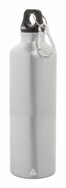 Бутылка из переработанного алюминия Raluto XL, цвет серебряный - AP800543-21- Фото №1