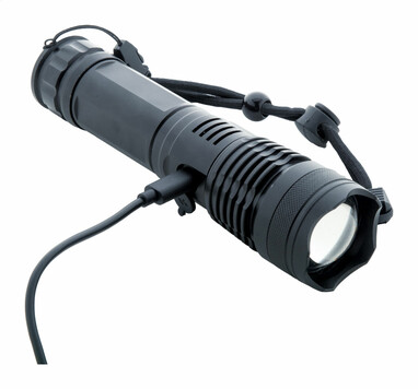 Перезаряжаемый фонарик Chargelight Ultra, цвет черный - AP808127- Фото №5