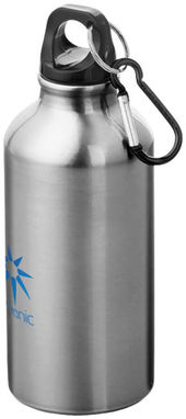 Бутылка для питья Oregon с карабином, цвет серебряный - 10000202- Фото №2
