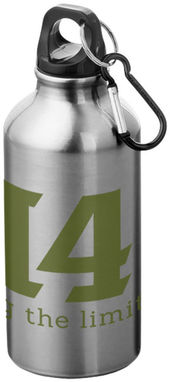 Бутылка для питья Oregon с карабином, цвет серебряный - 10000202- Фото №3
