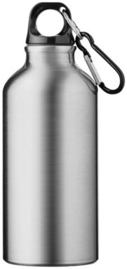 Пляшка для пиття Oregon з карабіном, колір срібний - 10000202- Фото №4