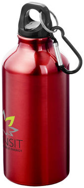 Бутылка для питья Oregon с карабином, цвет красный - 10000205- Фото №2