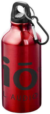 Бутылка для питья Oregon с карабином, цвет красный - 10000205- Фото №3