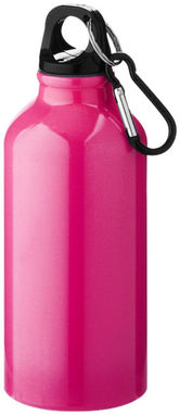 Пляшка для пиття Oregon з карабіном, колір неоново-рожевий - 10000207- Фото №1