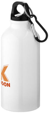Бутылка для питья Oregon с карабином, цвет белый - 10000208- Фото №2