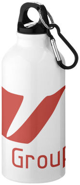 Бутылка для питья Oregon с карабином, цвет белый - 10000208- Фото №3