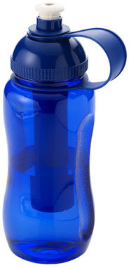 Бутылка с емкостью для льда Yukon, цвет синий - 10020800- Фото №1