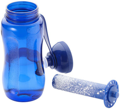 Бутылка с емкостью для льда Yukon, цвет синий - 10020800- Фото №4