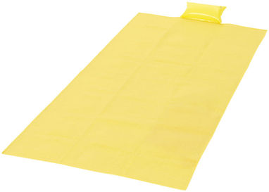 Пляжний килимок Riviera, колір жовтий - 10024201- Фото №1
