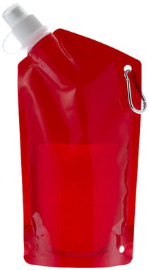 Фляга для воды Cabo, цвет красный прозрачный - 10025001- Фото №4
