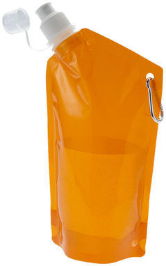 Фляга для води Cabo, колір помаранчевий прозорий - 10025002- Фото №5