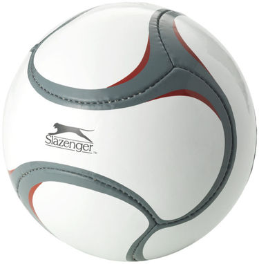 Футбольный мяч из 6-ти панелей, цвет белый, серый - 10026500- Фото №1