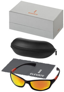 Солнцезащитные очки Robson, цвет сплошной черный, оранжевый - 10028100- Фото №5