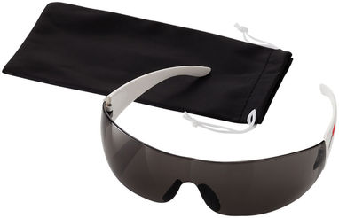 Спортивные солнцезащитные очки, цвет сплошной черный, белый - 10028600- Фото №2