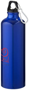 Пляшка Pacific з карабіном, колір синій - 10029700- Фото №2