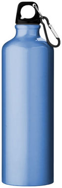 Пляшка Pacific з карабіном, колір світло-синій - 10029704- Фото №4