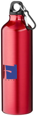 Пляшка Pacific з карабіном, колір червоний - 10029705- Фото №2