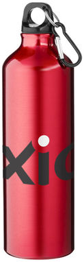 Пляшка Pacific з карабіном, колір червоний - 10029705- Фото №3